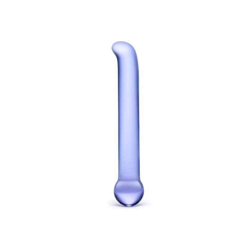 Szklane dildo - Glas Purple G-Spot Tickler